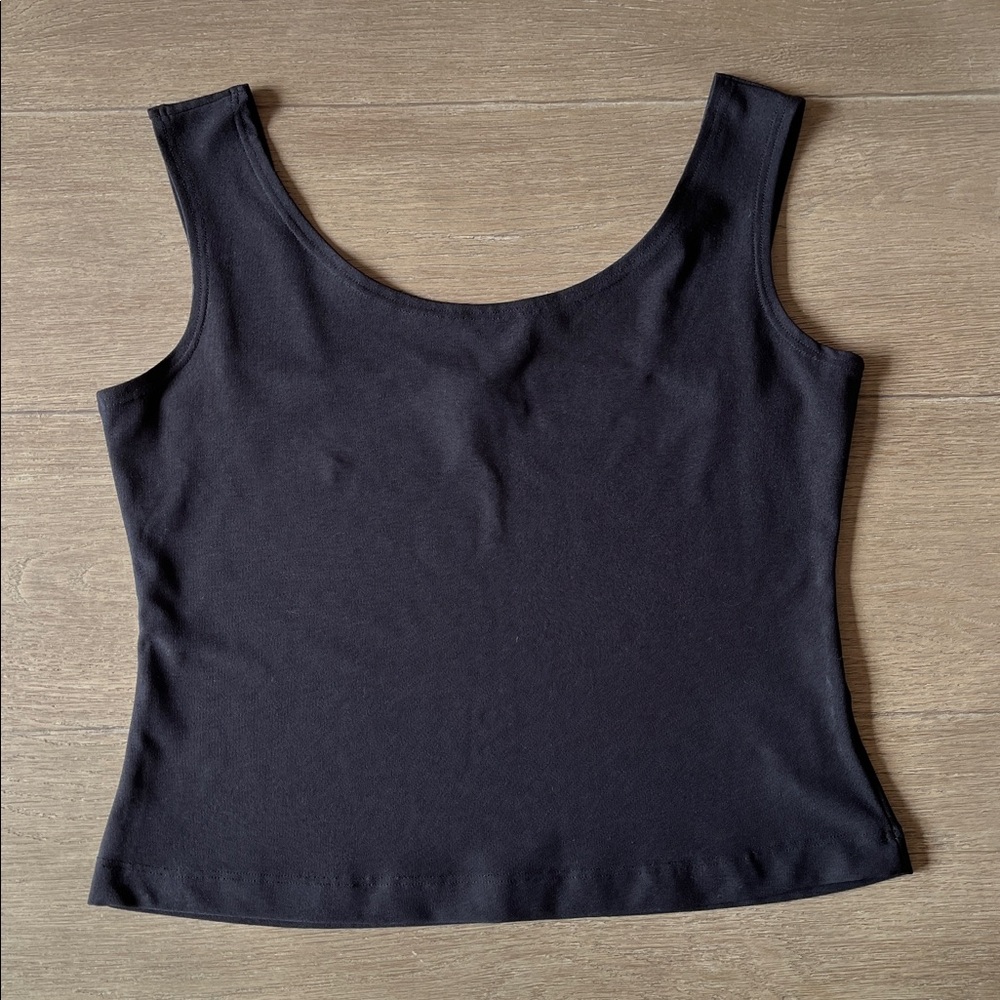 Laura Petites Black Sleeveless Top, Size MP